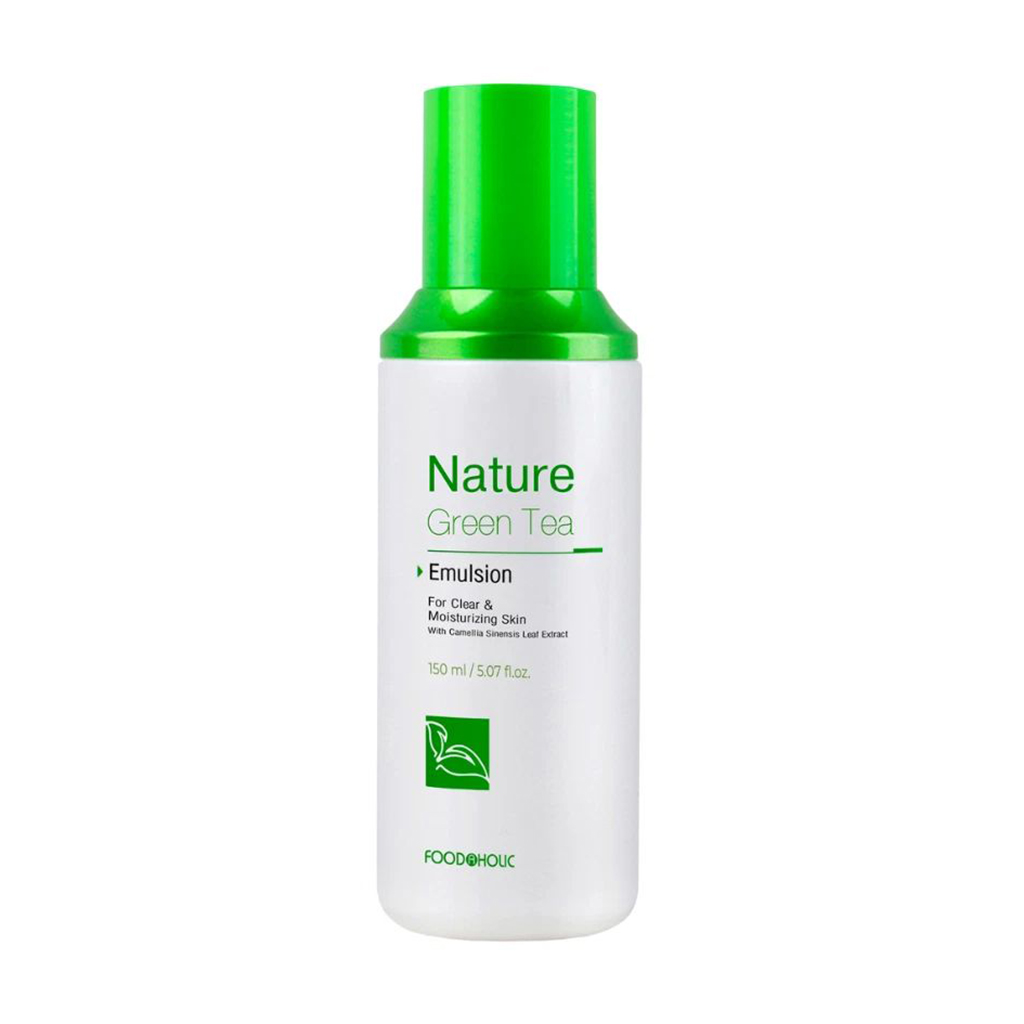 Заспокійлива емульсія для обличчя Food A Holic Nature Green Tea Skin Care Emulsion з екстрактом зеленого чаю, 150 мл